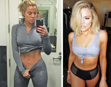 Khloe Kardashian underwent a strict diet and fitness plan.